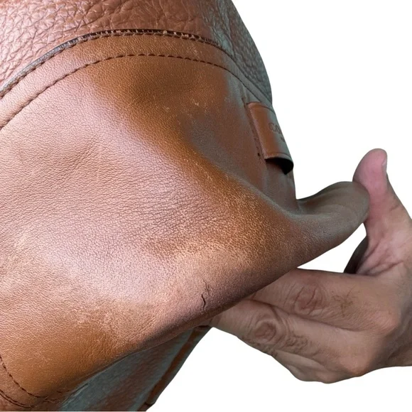 Brown Leather Men's Bag - Picture 8 of 13